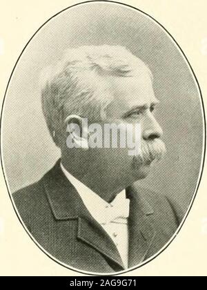 . Histoire de la magistrature et du barreau du Minnesota. C, E. VANDERBURGH,la Cour Suprême de Justice Associés, 1882-1894. LOREN, Collins, la Cour Suprême de Justice, 1887-1904. Banque D'Images