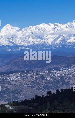 Voir l'himalaya , Himalya, Uttarakhand Banque D'Images