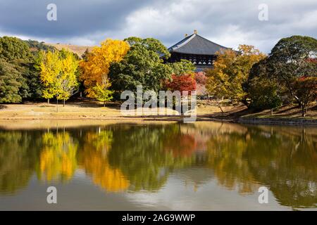 NARA, Japon -20 novembre 2019 : Tōdai-ji est un temple bouddhiste qui a été une fois que l'un des sept puissants grands temples, situé dans la ville de Banque D'Images