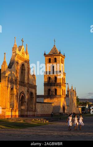 Mission Eglise de San José de Chiquitos, Mission jésuite, circuit de mission, patrimoine mondial de l'UNESCO, basses-terres orientales, Bolivie, Amérique latine Banque D'Images