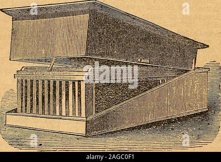 . Un traité pratique sur la ruche et le miel-bee. Couvrir d'abaisser, backventilator 15 X X f. - Boutons pour la tenue de la ventilation sras-ers ; leur construction et forme sont présentés à la Fig. 16, p. 44, et en face de la p. 13 ; quatre pièces. Tout autour de l'ongle sont leftfor, bandes de verre i x i, dans ^y des limites internes de thehive. -Petit conseil avant-miel, -JX4ixl8 ; trois comme indiqué dans holesbored (/). * Deux cadres, 1 incli moins de hauteur,^ d'habitude et 4 pouces de moins que le usuallength, mai il a mis ici pour les surplus de miel, ou des lunettes peut bo utilisé. 386 EXPLICATION DES PLAQUES. DESCEIPTION J OE Banque D'Images
