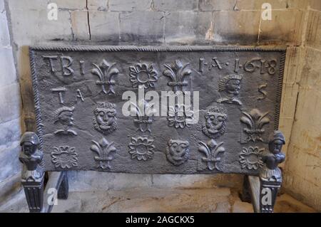 Faisan à la fonte du 1618 en Chambre, Godolphin nr Helston, Cornwall, UK. Banque D'Images