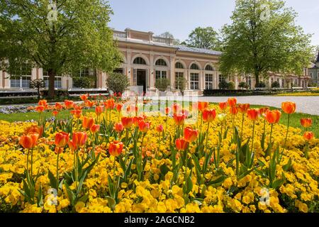 Jardin spa, chambre des pompes, Bad Hall Spa, Haute Autriche, Autriche Banque D'Images