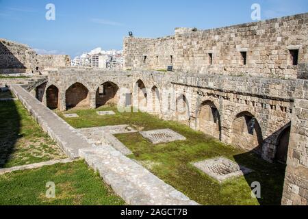 Raymond de St Gilles Citadelle, Château de Tripoli, Tripoli, Liban Banque D'Images