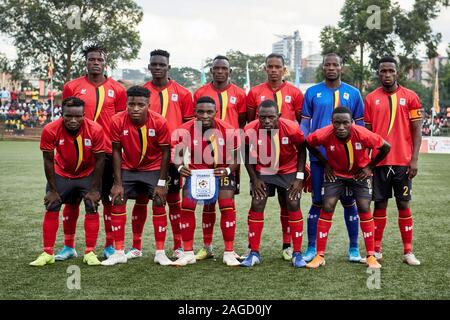 Kampala, Ouganda. 17 Dec 2019. Onze de départ de l'Ouganda. L'Ouganda, Tanzanie v demi-finale Senior CECAFA Challenge Cup 2019. Star fois Stadium à Lugogo. XtraTimeSports (Crédit : Darren McKinstry) / Alamy. Banque D'Images