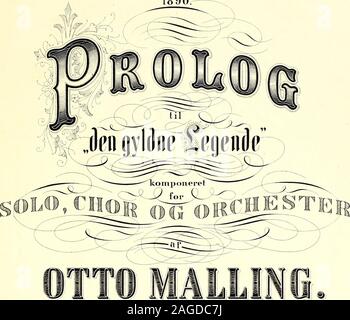 . Til prolog 'Den Gyldne legende' : komponeret pour solo, chor og orchester, op. 25. impf ? ?"MIMmmm Wmå ssirarøw mwå III i mm ? BS.  ?Y : : med lawrasdtaq Forlaeggerens Eiemlom" Texte pour tous les pays. LEIPZIG, Breitkopf & Härtel. "Til den gyldne prolog Legende.zur goldenen Prolog "Legende. (Longfellow.) Otto Malling, Op. 25. (Strasbourg. Uvejr Midnat og. J'Luften Oppe storme de onde Aander plus Domkirkespiret Korset mod ind.) {Strasbourg. Mitternacht und Gewitter. Diebösen Geister stürmen in der Luft gegen das Kreuz auf dem Domkirohenthurm.) Presto, confuoco. (MM. J  = 104.) ?" ? $- # W £ "si- *m -g f^k Banque D'Images