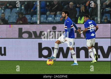 Genova, Italie. Dec 18, 2019. mehdi leris (sampdoria)pendant la Sampdoria vs Juventus, Serie A soccer italien Championnat Hommes à Genova, Italie, le 18 décembre 2019 - LPS/crédit : Danilo Danilo Vigo Vigo/fil LPS/ZUMA/Alamy Live News Banque D'Images