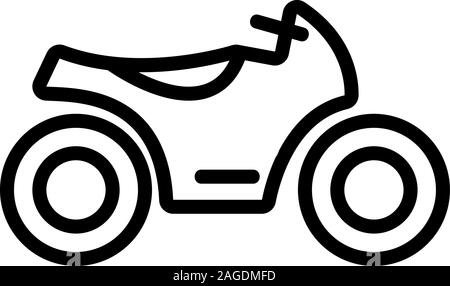 Icône Moto vecteur. Illustration symbole contour isolé Illustration de Vecteur