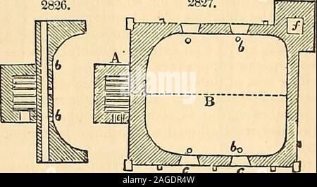 . Appleton's dictionary de machines, mécanique, Moteur-travail, et de l'ingénierie. Le cuivre obtenu dans la première opération de fusion est impure, et de classes non supérieur à un riche minerai fondu mattor ; ses granulés sont composés de cuivre, fer, soufre, &c. Ce matt ou grossiers metal est une fois de plus,dans le calciné par four à calcination, puis soumis à une autre fusion, par quelle opération amore métal raffiné est obtenu. Le dernier produit est, cependant, pas encore ; en cuivre fin c'est Matt, whichcontains, 60  % de cuivre ; il est torréfié et granulé comme avant, et une fois de plus fondu, par ?qui a richer mat Banque D'Images