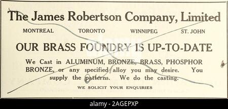 . Canadian Transportation & gestion de la distribution. Mars, 1913.] et des chemins de fer du monde marin. 29. Faisceau de frein Buffalo Bureaux : NEW YORK30 StreetST Pin. LOUIS Syndicate Trust BIdg.MONTREAL 195 Commissaire St. Banque D'Images