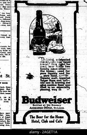 . Saint Louis Argus : 1 septembre 1916. Farce pour calendriers et d'autres sur informationcall writeJ ou. M. Griffin, G.A. PJ&gt ; ;, Téléphone : 1000 Principale. 6001 Central 318 N. Broadway,t St Louis.. , Meubles à vendre Nous vendons de la baie et de l'échange de biens ménagers sod Jdrniture Chaque descrip-tion. Si vous avez besoin de quoi que ce soit dans notre ligne. appel. L'argent ou du temps, des rideaux de dentelle,exécutez des horloges, aspirateurs, de l'huile. Le gaz, le charbon et les intervalles Stawes, chauffages ¥e.. L  Store ouvert jusqu'à 21:00 LE CORDON H. F. Co., 5970 Cahany Téléphone ? - 5751 HoroKOfrc Eai s kletSenai^B-l-^ntlein BKNT XIR-Veatty furnwhed.. !f, familr privé.r r-fin Banque D'Images