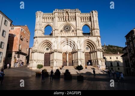 Cuenca, Espagne. 06Th Oct, 2019. La cathédrale Nuestra Señora de Gracia sur la place du marché de la Plaza Mayor. Credit : Jens Kalaene Zentralbild-/dpa/ZB/dpa/Alamy Live News Banque D'Images