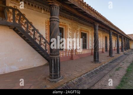 San Rafael de Velasco, Mission jésuite sur le Cicuit jésuite, Patrimoine mondial de l'UNESCO, basses-terres orientales, Bolivie, Amérique latine Banque D'Images