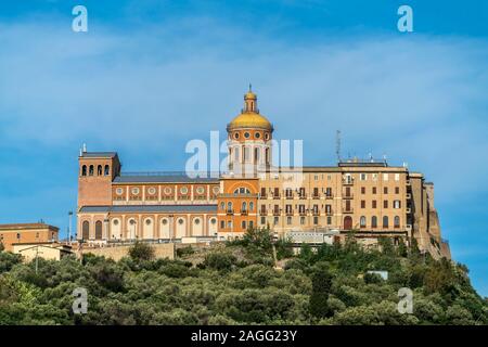 Wallfahrtskirche de à Tindari, Patti, sicilia, Italie, Europa | sanctuaire de Tindari, Patti, en Sicile, Italie, Europe Banque D'Images