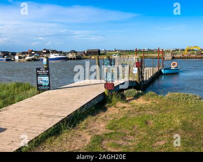 Walberswick à Southwold, ferry Port Walberswick, Walberswick, Suffolk, Angleterre, Royaume-Uni. Banque D'Images