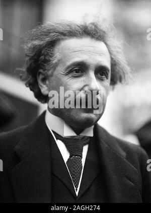 Vintage photo de physicien théorique, Albert Einstein (1879 - 1955). Photo de Harris & Ewing prises à Washington DC vers 1921. Banque D'Images