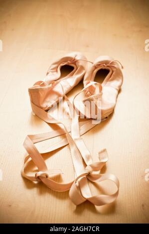 Paire de chaussures de ballet Banque D'Images