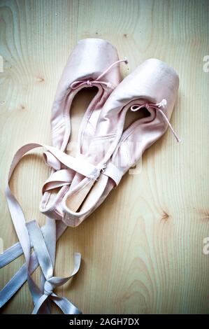 Paire de chaussures de ballet Banque D'Images