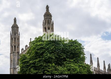 Kings College Chapel est la chapelle au Kings College de l'Université de Cambridge Banque D'Images