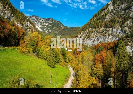 Beaux paysages de Hallstatt, Autriche Banque D'Images