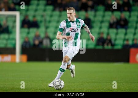 GRONINGEN, 19-12-2019, Hitachi Capital Mobility Stadium néerlandaise de football KNVB CUP 2019-2020 Saison TOTO. Groningen - Utrecht. Samir Memisevic de FC Groningen Banque D'Images