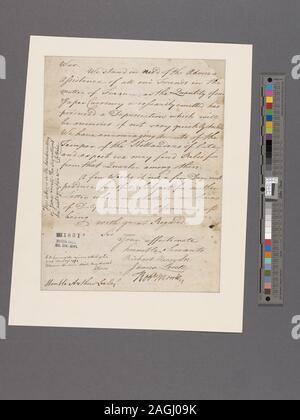 La numérisation a été rendue possible par un don de la Fondation Polonsky. ; Lovell, James, Richard Henry Lee et Robert Morris. Yorktown. Comité des affaires étrangères. Pour Arthur Lee Banque D'Images