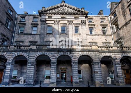 Message des Skies, Edinburgh City Chambers Banque D'Images