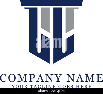 Beauté, inspiration logo KL logo design de luxe, premier nom du logo Illustration de Vecteur