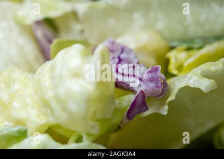 Salade de chou chou de macro close up Banque D'Images