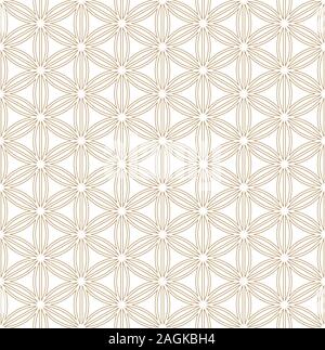 Résumé transparente motif basé sur l'ornement japonais Kumiko.or.lignes profilées. Illustration de Vecteur