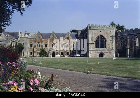 Go '80 : Wells Cathedral Banque D'Images