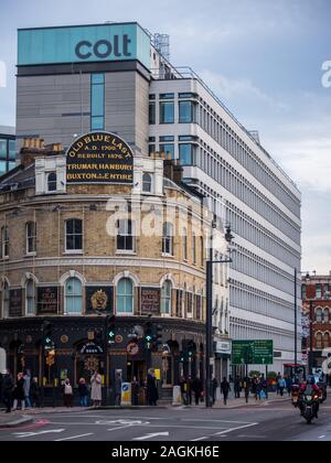 Colt Technology Services Group Limited Siège social Great Eastern Street Londres. Colt est une entreprise de télécommunications multinationales avec l'AC à Londres. Banque D'Images