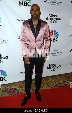 19 Décembre 2019 - Uncasville, CT - Karamo. Concours Miss America 2020 Tapis Rouge arrivées au Mohegan Sun Casino Resort. (Crédit Image : © Mjt/AdMedia via Zuma sur le fil) Banque D'Images