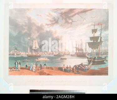 Stokes P.1840-F-59 Partie d'une série de 19 gravures, dont 17 sont détenus par la Division d'impression. Voir aussi 375 Deak, 378, 379, 407, 408, 412, 420, 422, 437, 446, 456, 458, 463, 479, 491 et 515. Deák 512, New Orleans, prises à partir de l'autre côté une courte distance au-dessus de la moyenne ou de Picayune Ferry. Banque D'Images