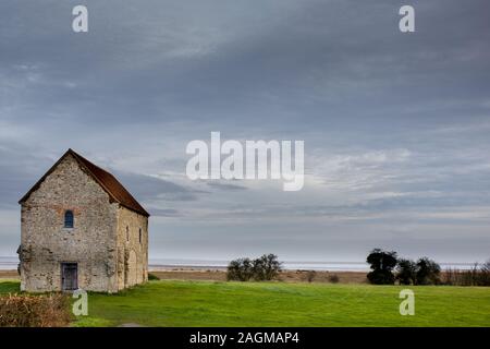 Chapelle St Pierre de Bradwell, Banque D'Images