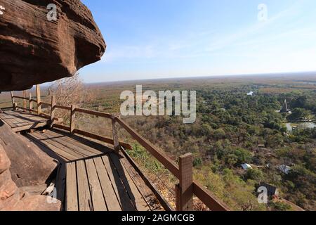 Temples d'Isaan. Une sélection d'images provenant de plusieurs provinces du nord-est de la Thaïlande. Banque D'Images