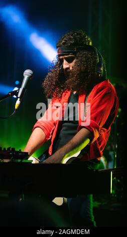 BRISBANE, AUSTRALIE - Oct 07, 2017 : Wolfmother sont un groupe de hard rock de Sydney, Nouvelle Galles du Sud. Formé en 2004 Banque D'Images