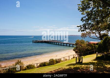 Estran Cowes sur Philip Island en Australie Banque D'Images