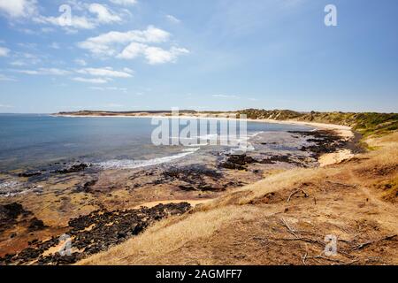 Shelley Beach à Philip Island en Australie Banque D'Images