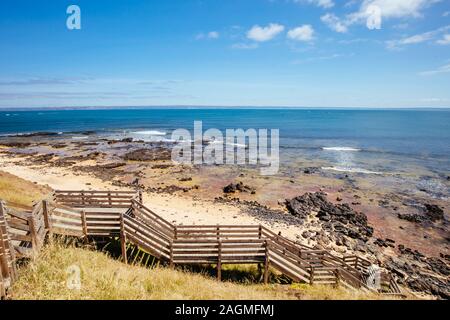 Shelley Beach à Philip Island en Australie Banque D'Images