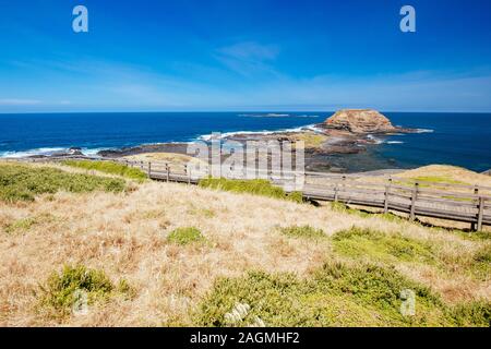 L'Nobbies Paysage à Philip Island Banque D'Images