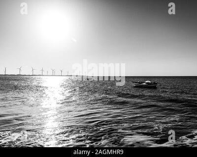 Scènes de coucher de soleil dans le village d'Icarai de Amontada Dans l'État de Ceará, dans le nord-est du Brésil Banque D'Images