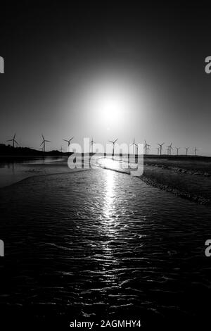 Scènes de coucher de soleil dans le village d'Icarai de Amontada Dans l'État de Ceará, dans le nord-est du Brésil Banque D'Images