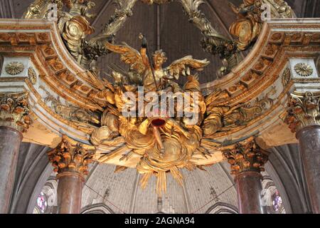 Cathédrale saint-maurice à Angers (France) Banque D'Images
