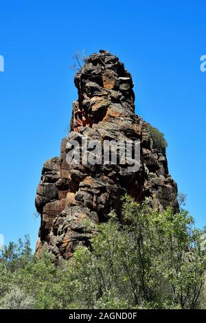 L'Australie, NT, Corroboree Rock dans le parc national de l'est gamme McDonnell, site sacré pour la culture aborigène Banque D'Images
