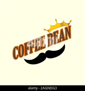 Logo de café Banque D'Images