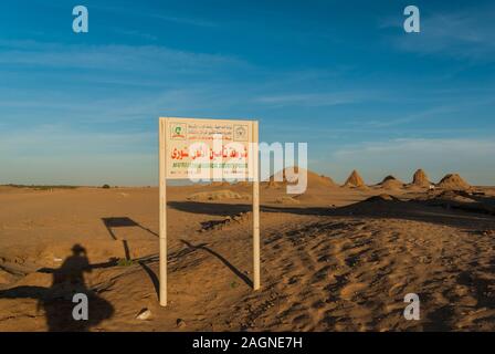 Pyramides, Necropoiis Royal, Nuri près de Karima, le nord du Soudan Banque D'Images