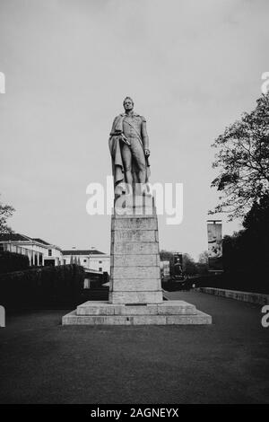 Londres, Royaume-Uni - 31 Oct 2019 : statue de William IV dans le parc de Greenwich, London, UK. Banque D'Images