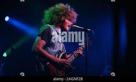 BRISBANE, AUSTRALIE - Oct 07, 2017 : Wolfmother sont un groupe de hard rock de Sydney, Nouvelle Galles du Sud. Formé en 2004 Banque D'Images