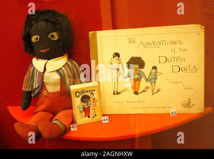 Golliwogg doll sur l'affichage à Édimbourg museum Banque D'Images